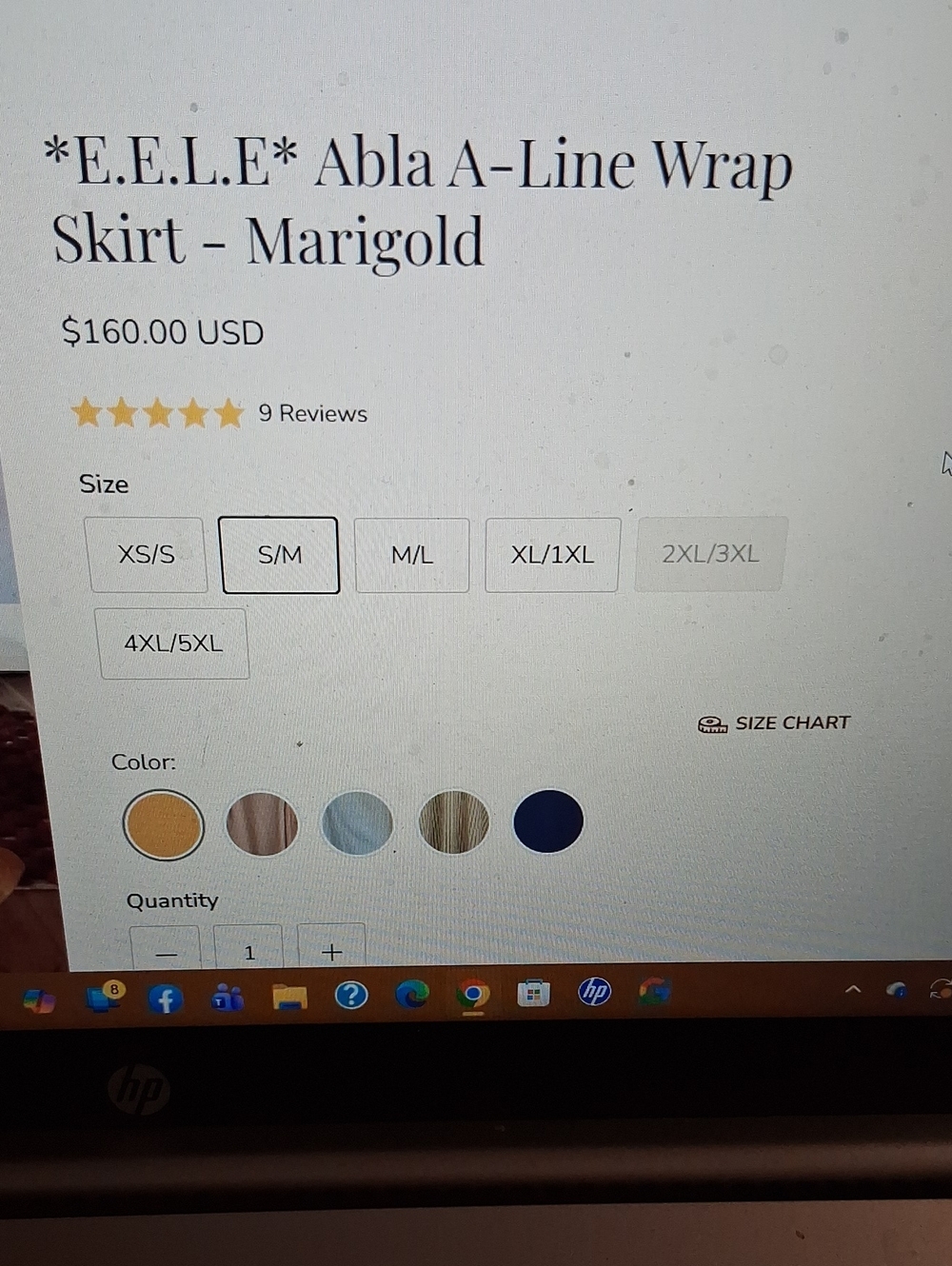 NWT Oddbird Gauze Wrap Skirt S/M Marigold - Picture 2 of 9